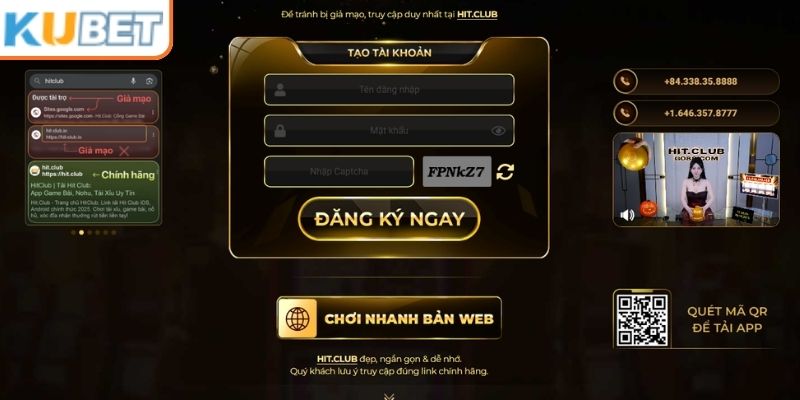 Liên kết và thanh điều hướng lạ so với trang thật